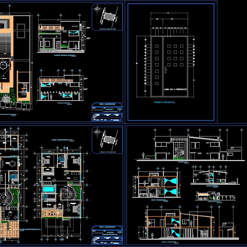 Housing (Property) DWG Section for AutoCAD • Designs CAD