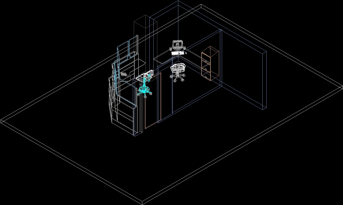 Information Furniture 3D DWG Model for AutoCAD • Designs CAD