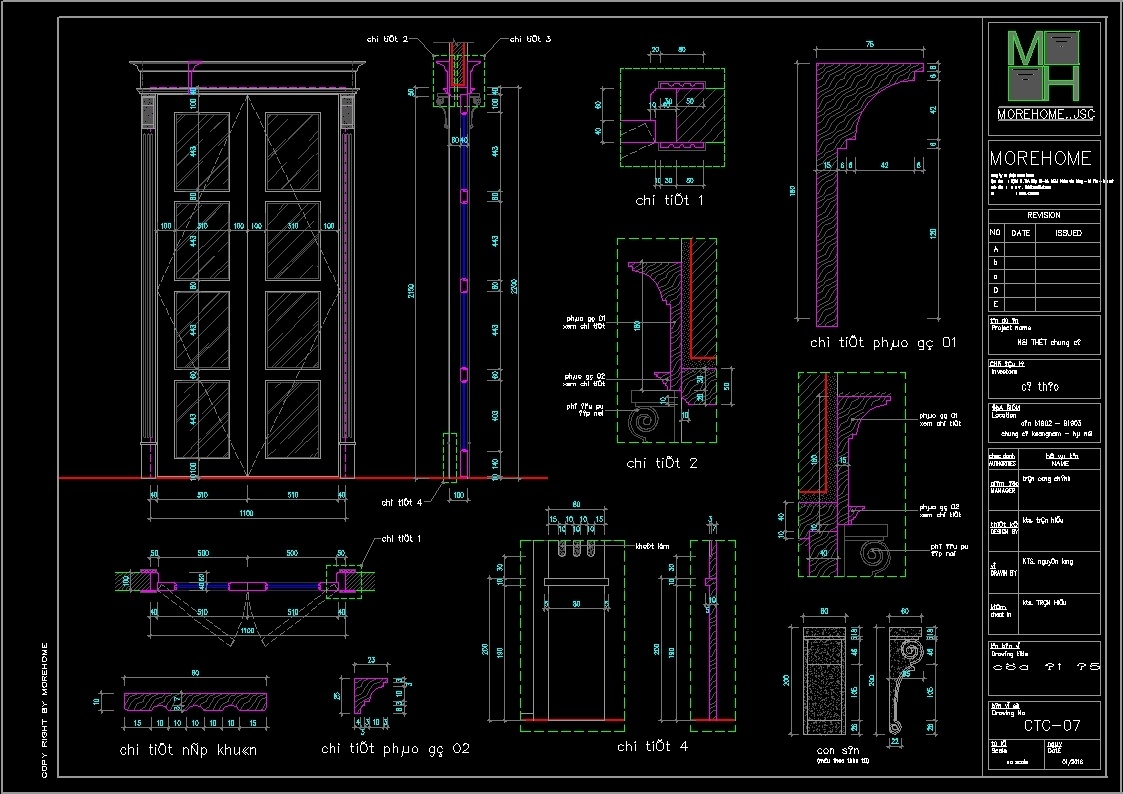 Interior Door DWG Detail for AutoCAD • Designs CAD