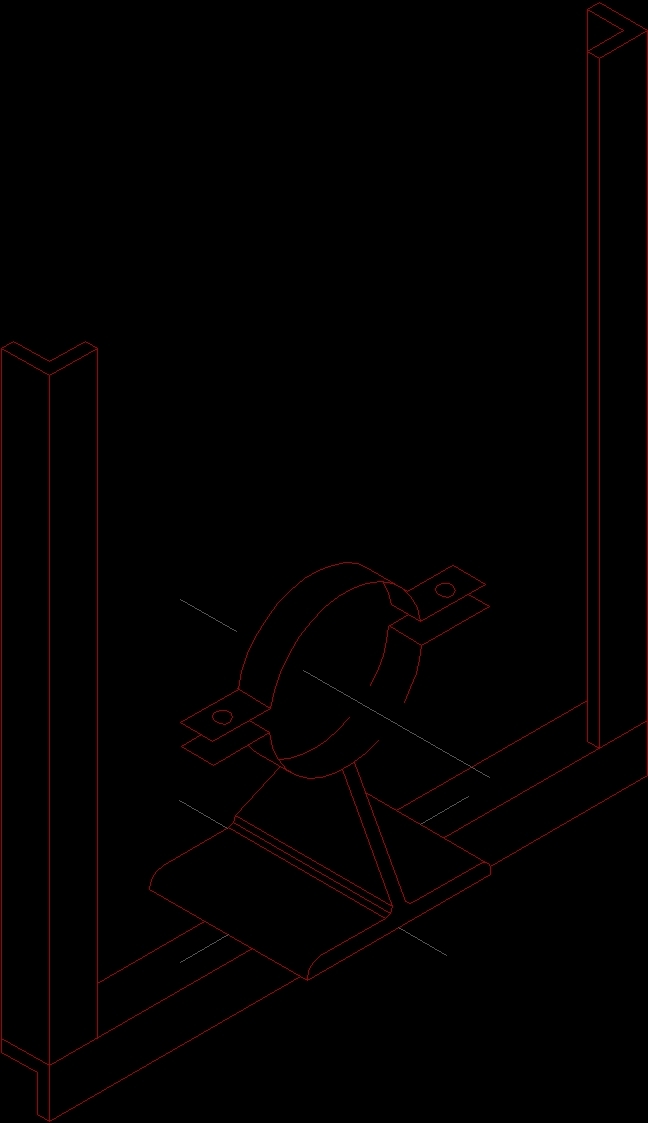 Iso Pipe Supports 2D DWG Block for AutoCAD • Designs CAD