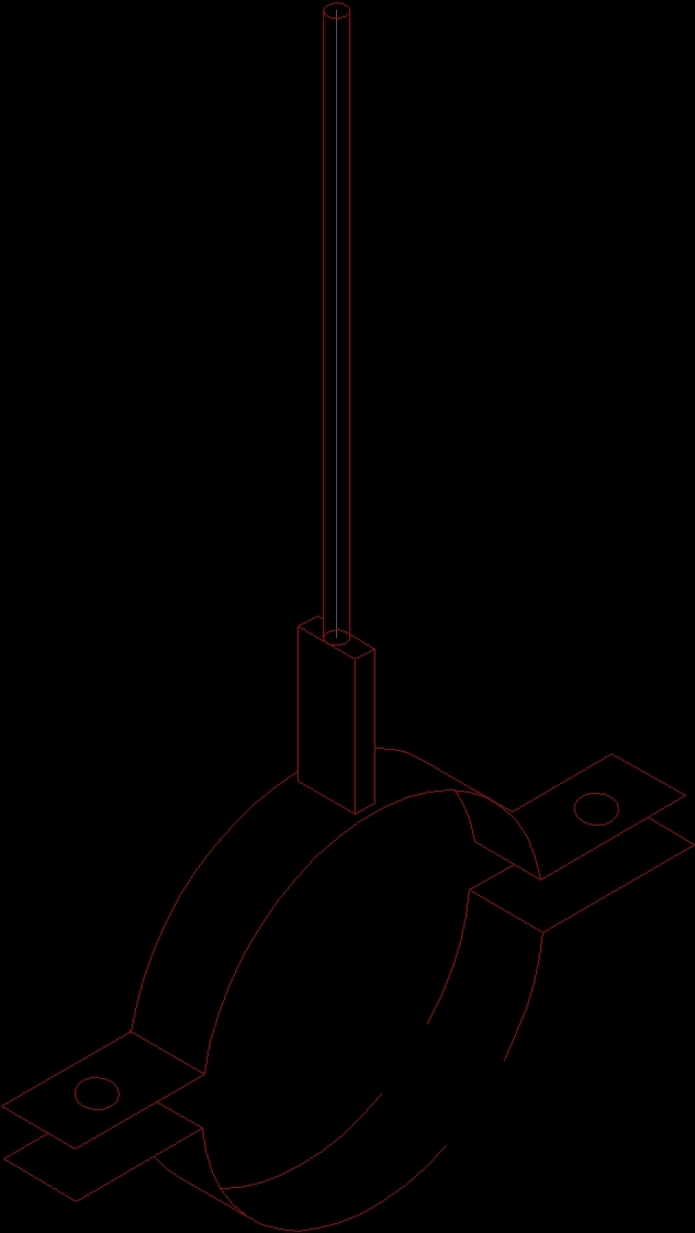Iso Pipe Supports 2D DWG Block for AutoCAD • Designs CAD