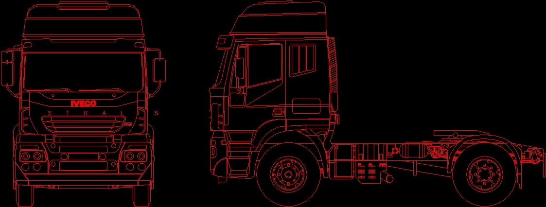 Iveco 380 Dwg Block For Autocad • Designs Cad