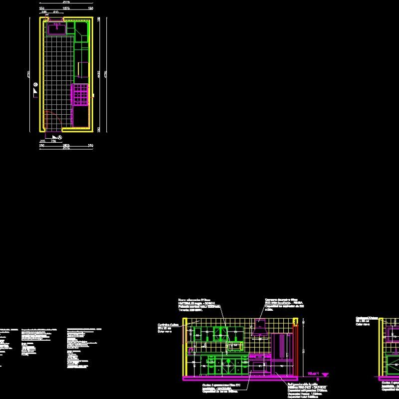 Kitchenette DWG Full Project For AutoCAD Designs CAD   Kitchenette Dwg Full Project For Autocad 50464 800x800 