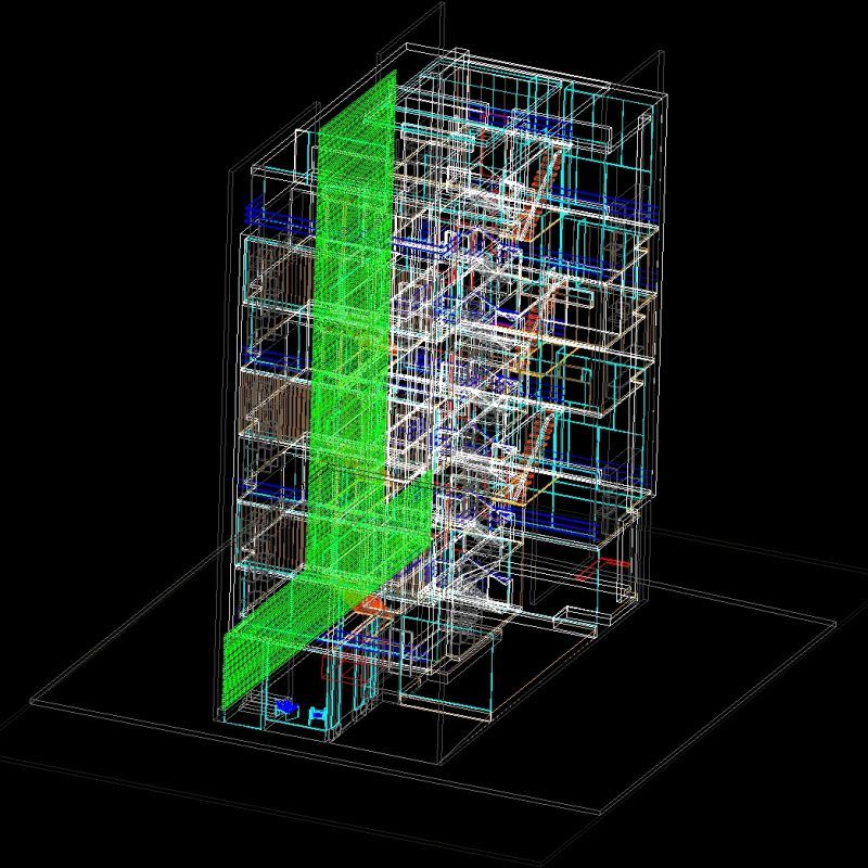 Lofts Building 3D DWG Model for AutoCAD • Designs CAD