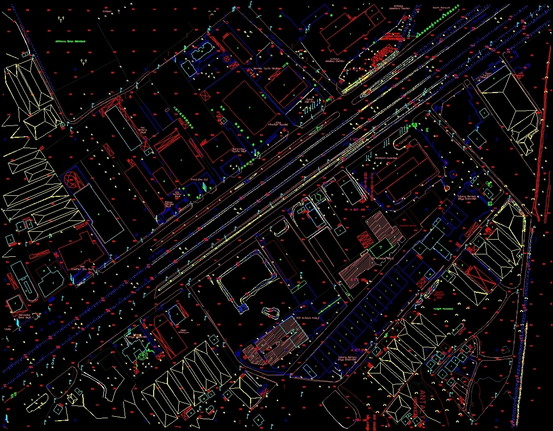 Карта москвы dwg