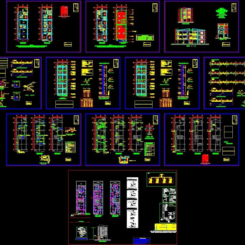 Mixed-Use Building DWG Block For AutoCAD • Designs CAD