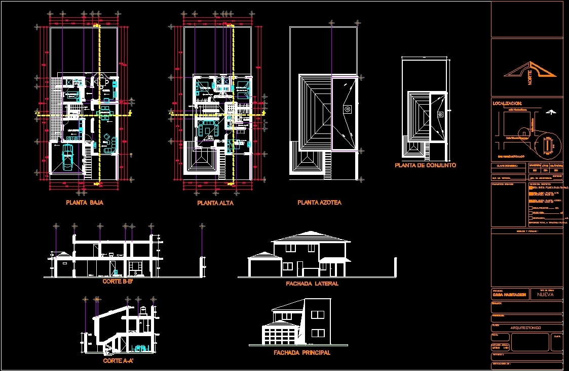 Planos De Casas En Autocad Dwg Modern House Plans House Layouts Autocad Hot Sexy Girl 3921