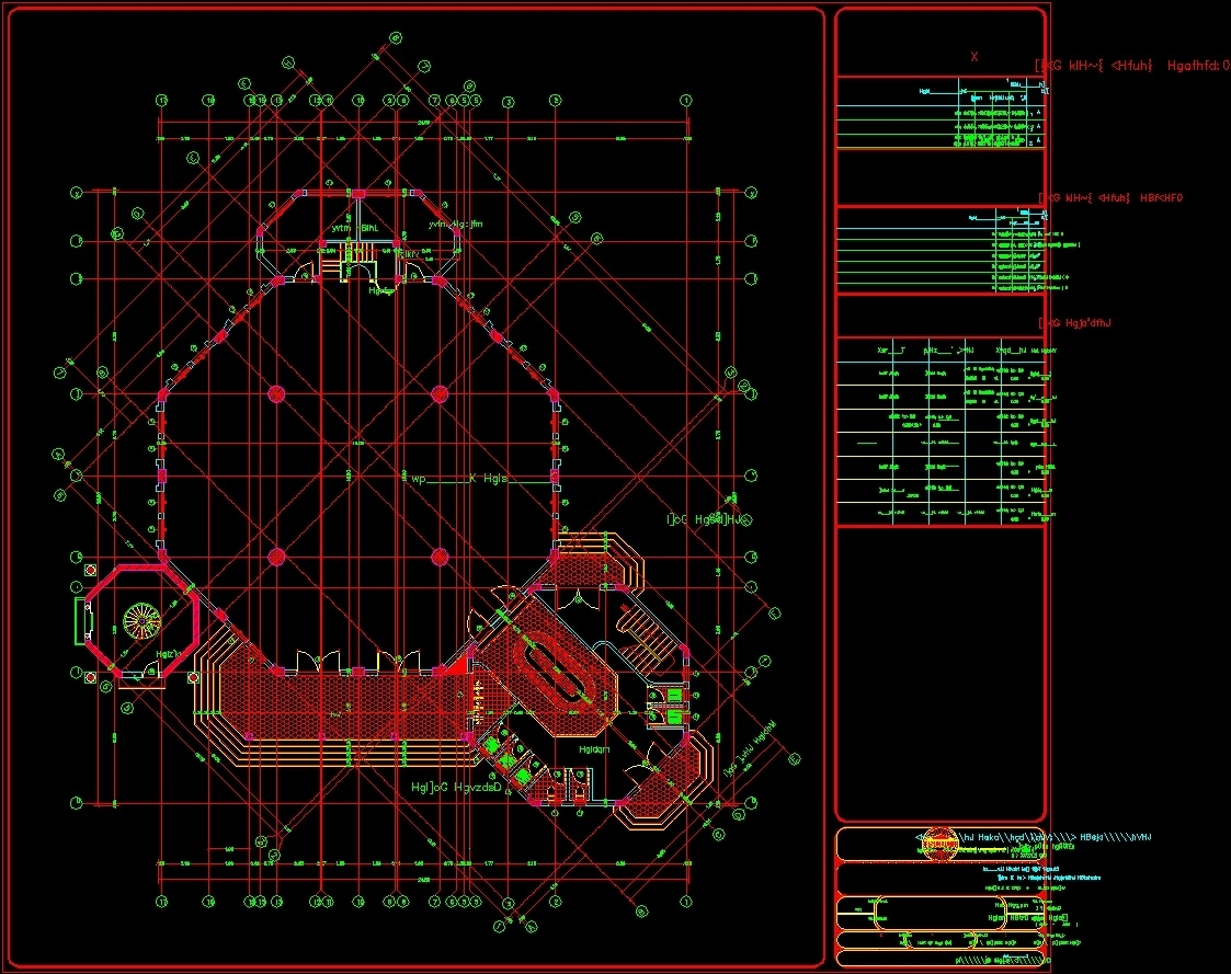 Проект мечети dwg