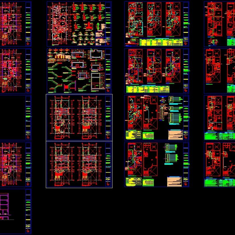 Multi-Family Home DWG Full Project for AutoCAD • Designs CAD