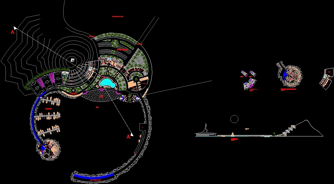 Карта москвы dwg