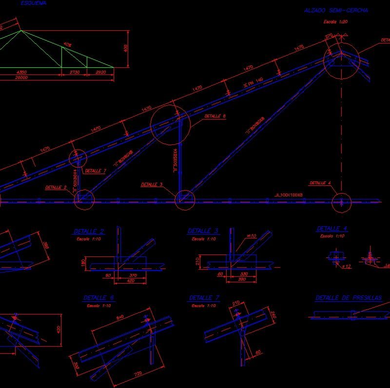 Nave With Bridge Crane DWG Section for AutoCAD • Designs CAD