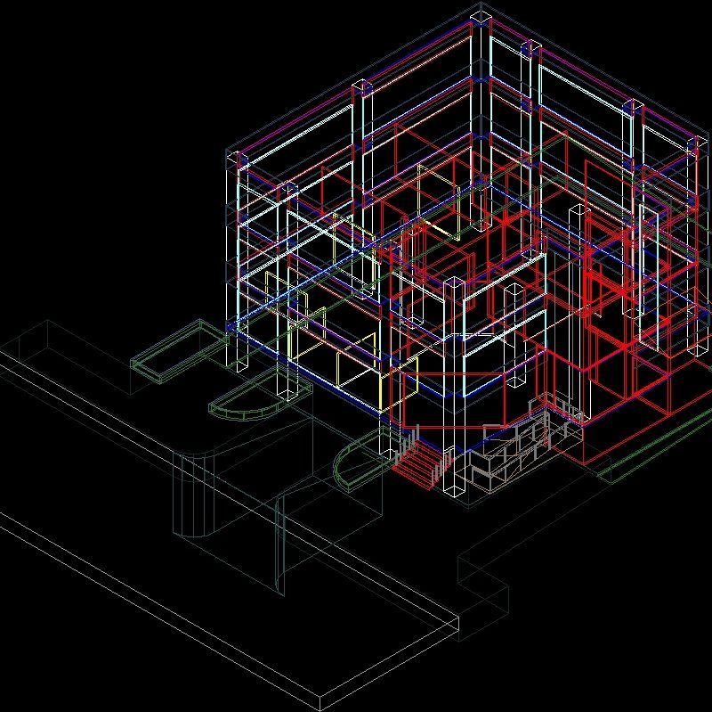 Office Building 3D DWG Model for AutoCAD • Designs CAD