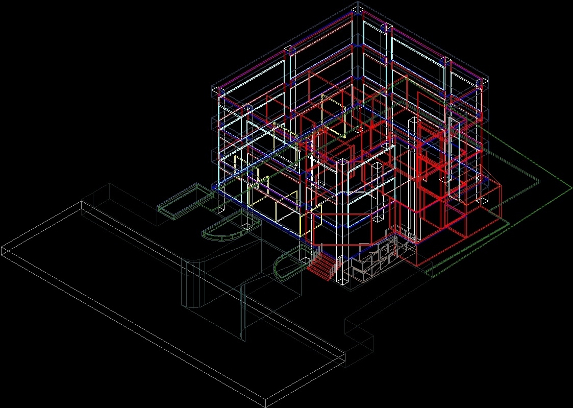 Office Building 3D DWG Model For AutoCAD • Designs CAD