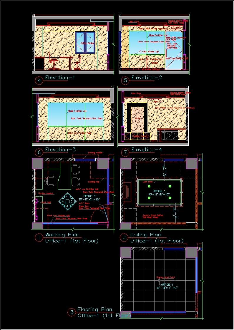 Office Room DWG Plan for AutoCAD • Designs CAD