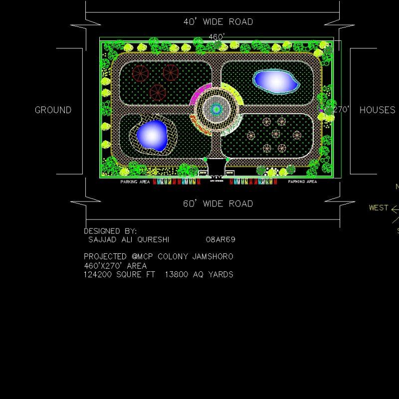 Park DWG Block For AutoCAD • Designs CAD