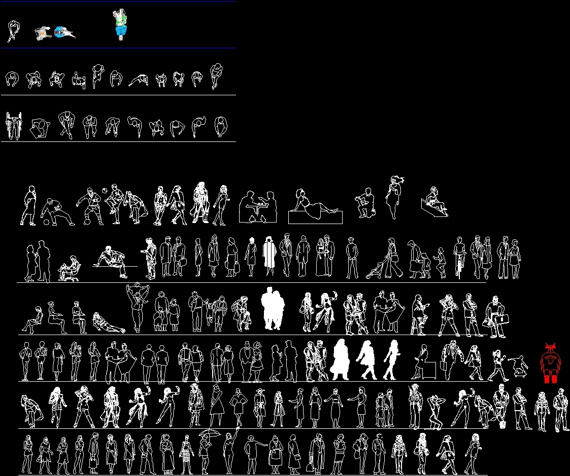 People DWG Block for AutoCAD • Designs CAD