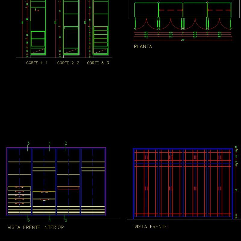 Placard Details - Locker DWG Detail for AutoCAD • Designs CAD