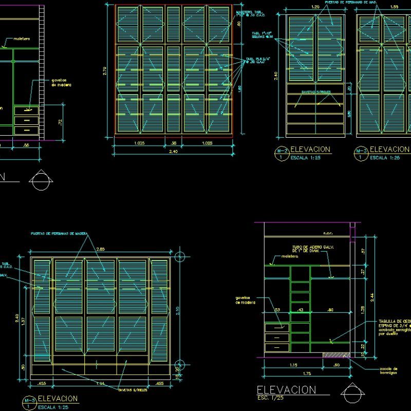 Placards DWG Block for AutoCAD • Designs CAD