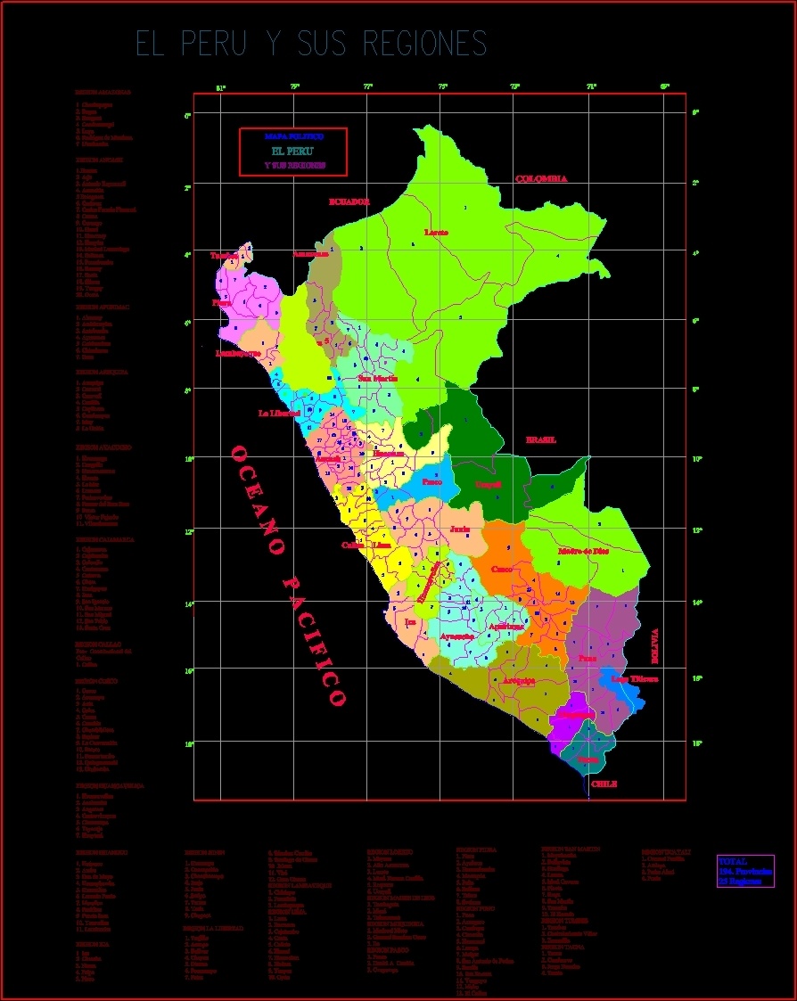 Карта в dwg