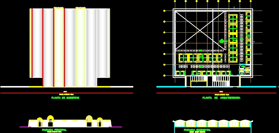 Popular Foods  Court DWG  Block for AutoCAD  Designs CAD