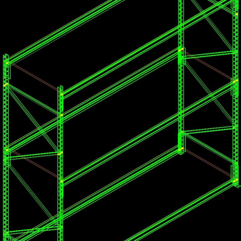 Rack 3D DWG Model for AutoCAD • Designs CAD