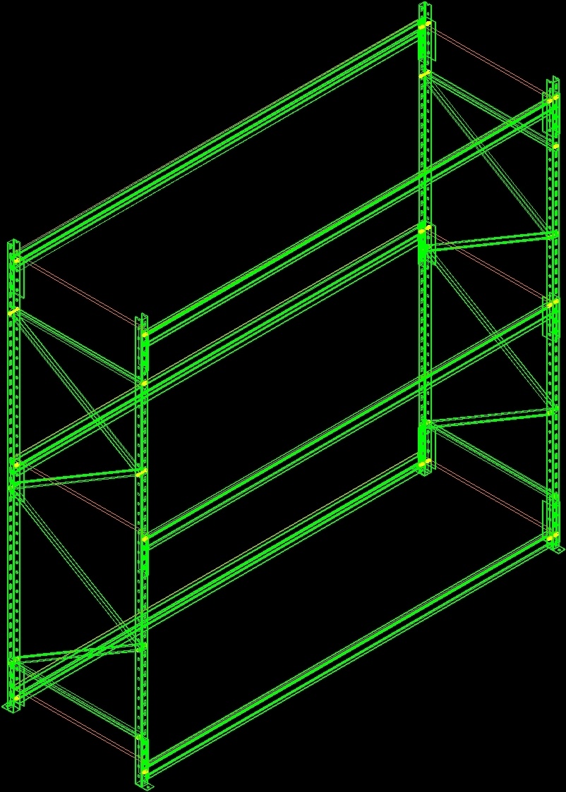 Rack 3D DWG Model for AutoCAD • Designs CAD