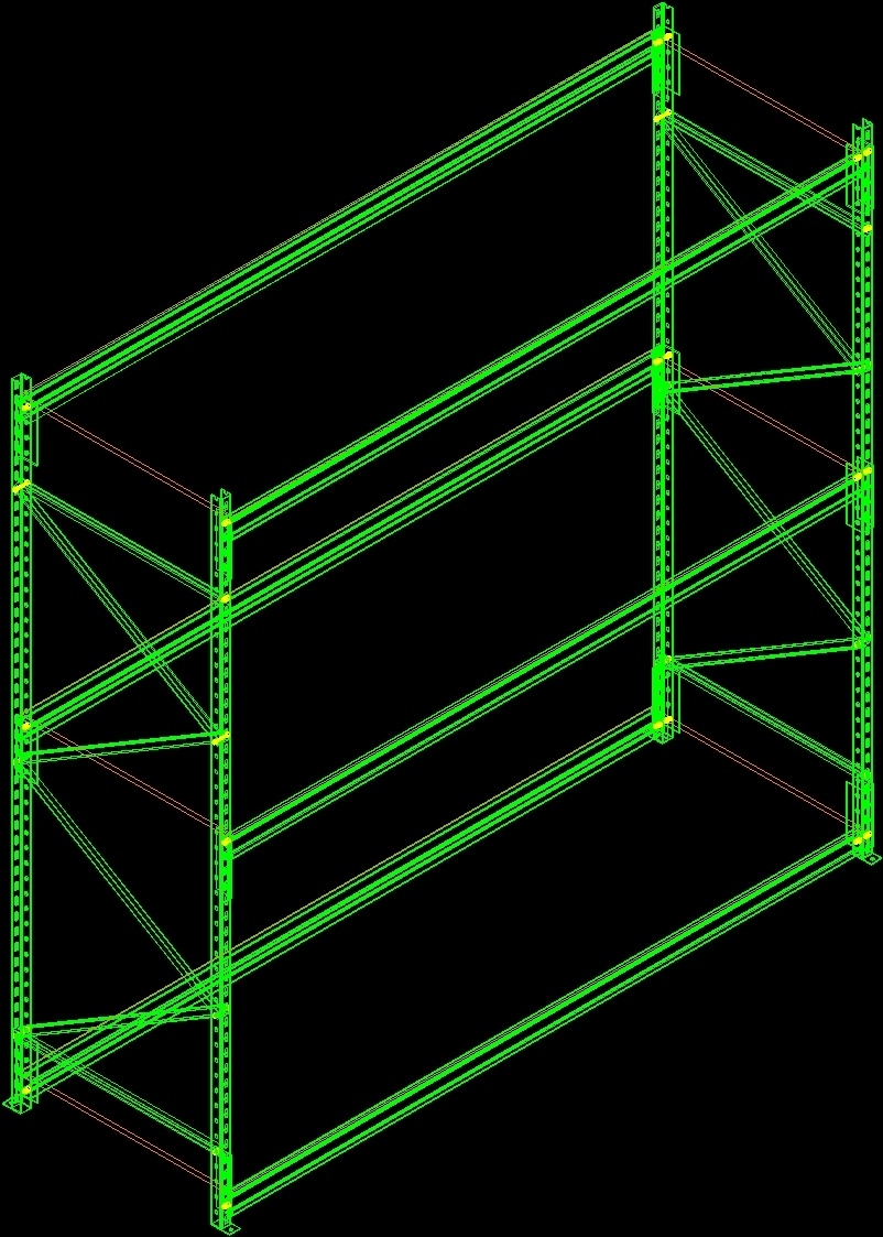 Rack 3d Dwg Model For Autocad Designs Cad