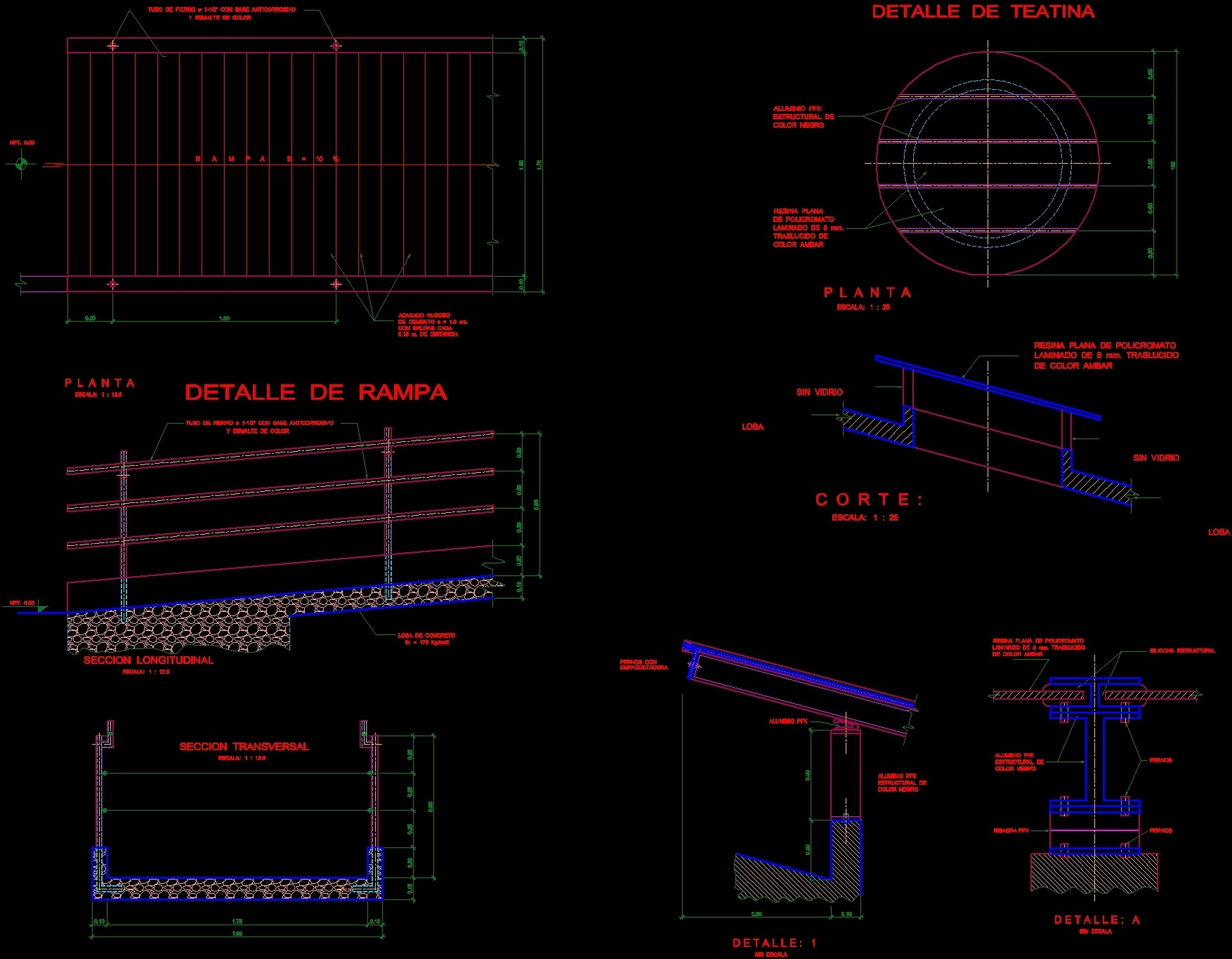 Рампа для автомобиля dwg Rotait