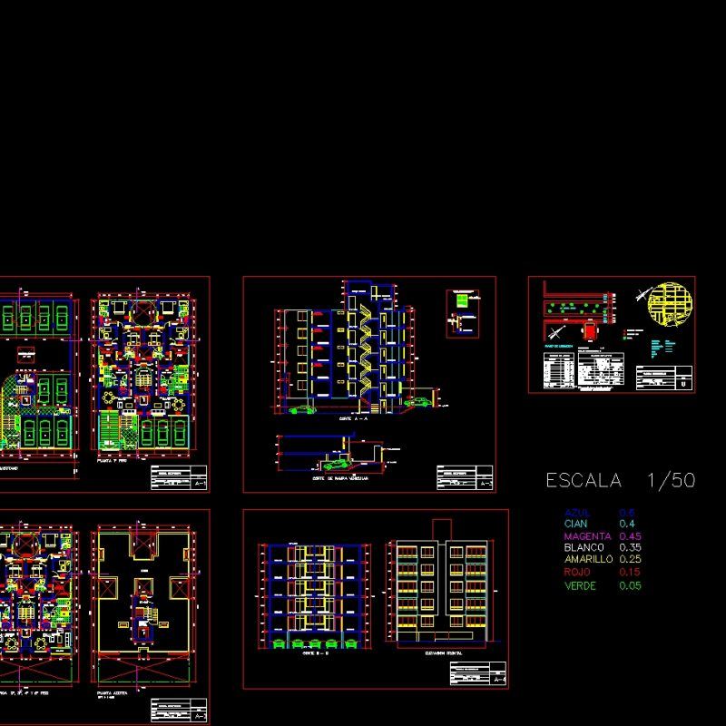 Real Estate Project Multifamily DWG Full Project for AutoCAD