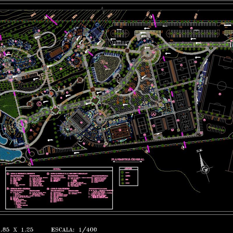 Recreational Complex DWG Block For AutoCAD • Designs CAD