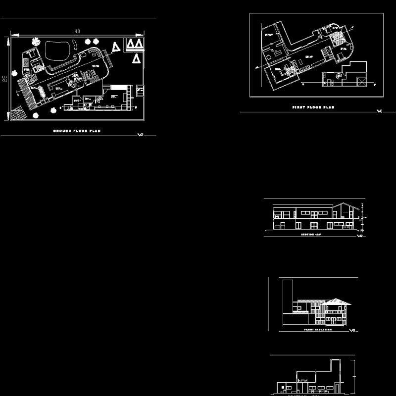 Residence DWG Block for AutoCAD • Designs CAD
