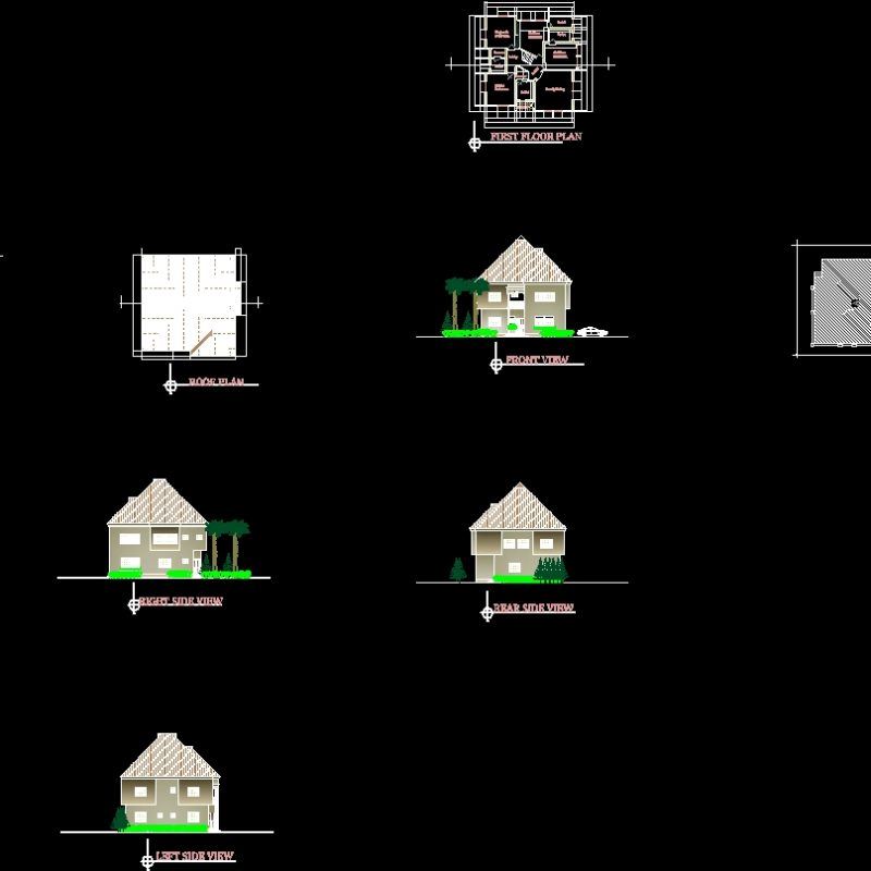 Residence DWG Block for AutoCAD • Designs CAD