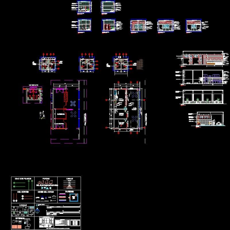 Restaurant And Bathroom DWG Full Project for AutoCAD • Designs CAD