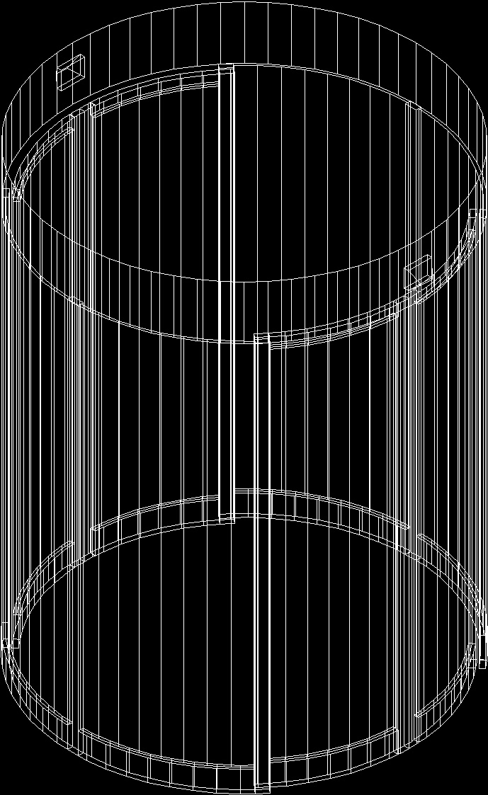 Revolving Door F 3D DWG Model for AutoCAD • Designs CAD