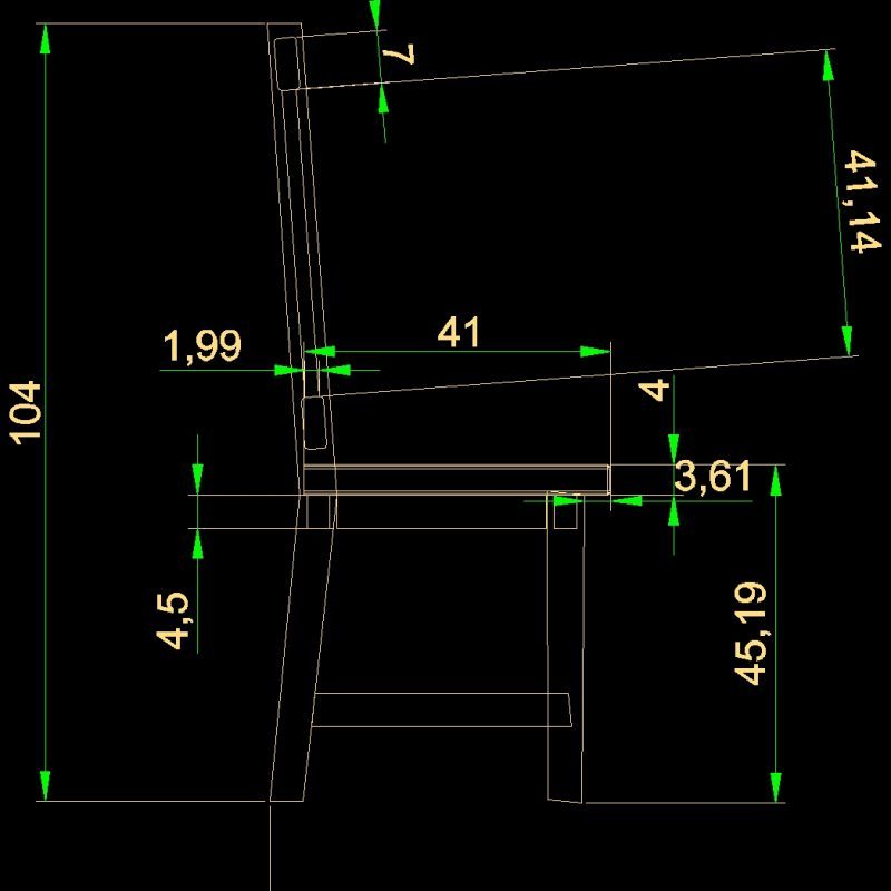 Rustic Bench / Bank / Endorsement And Rustic With Wooden Seat DWG Block