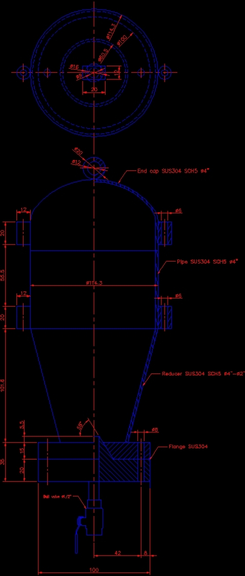 Sampling Pot DWG Block for AutoCAD • Designs CAD