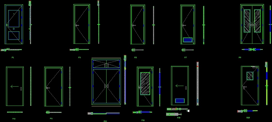 Окна пвх чертежи dwg