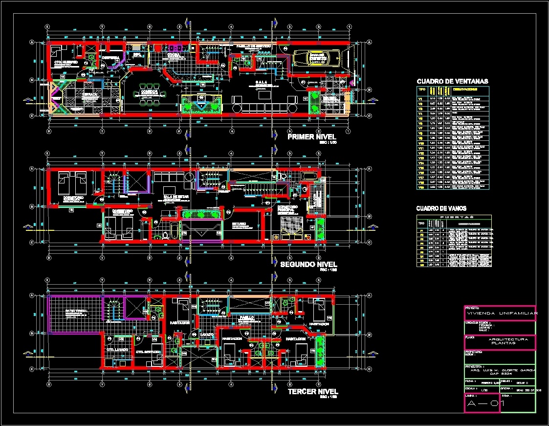 Single Family DWG Plan for AutoCAD  Designs CAD