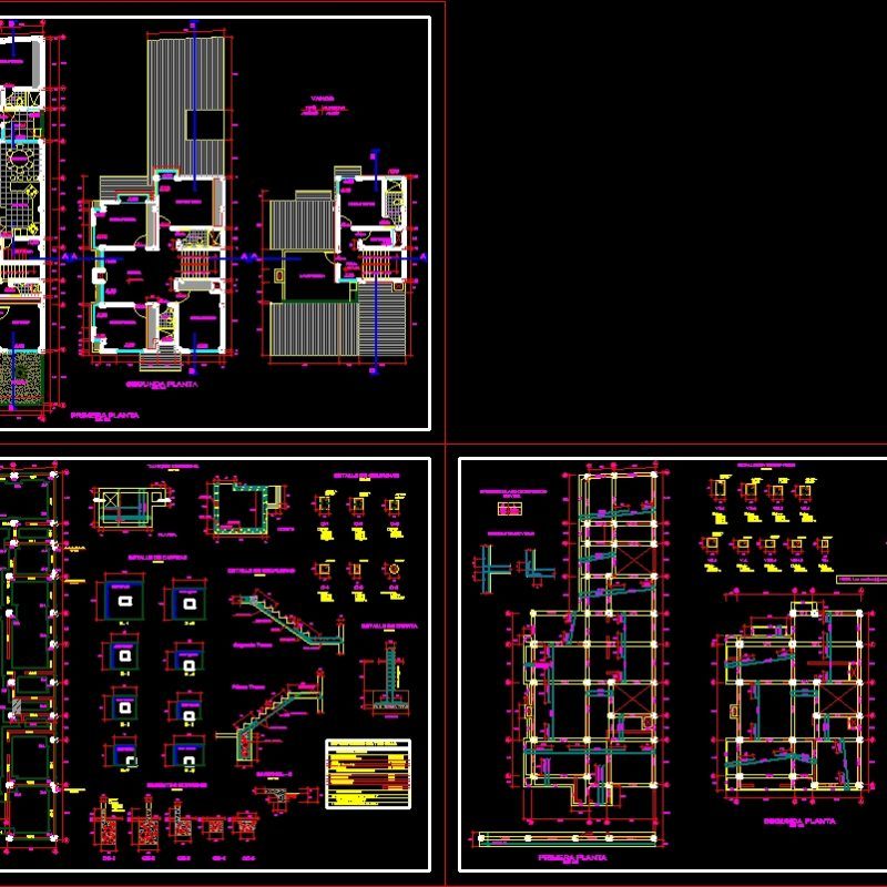 Single Housing DWG Plan for AutoCAD • Designs CAD