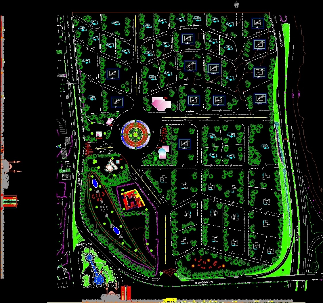 Site Plan DWG Plan For AutoCAD Designs CAD