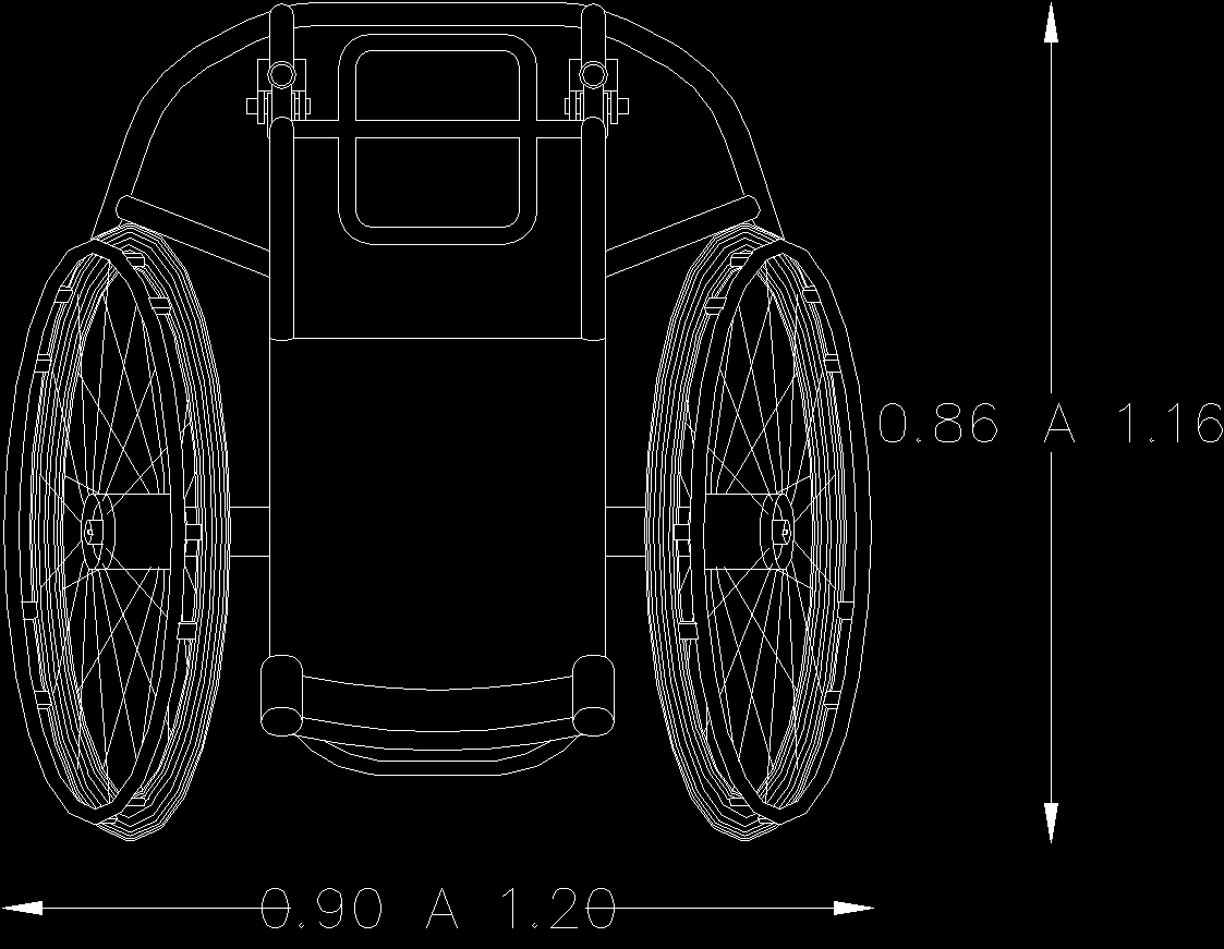 Wheelchair Symbol Cad Block