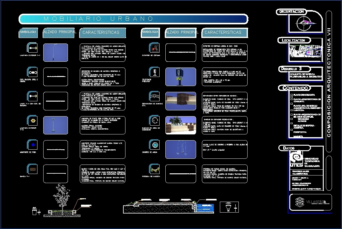 Street Furniture DWG Block for AutoCAD • Designs CAD