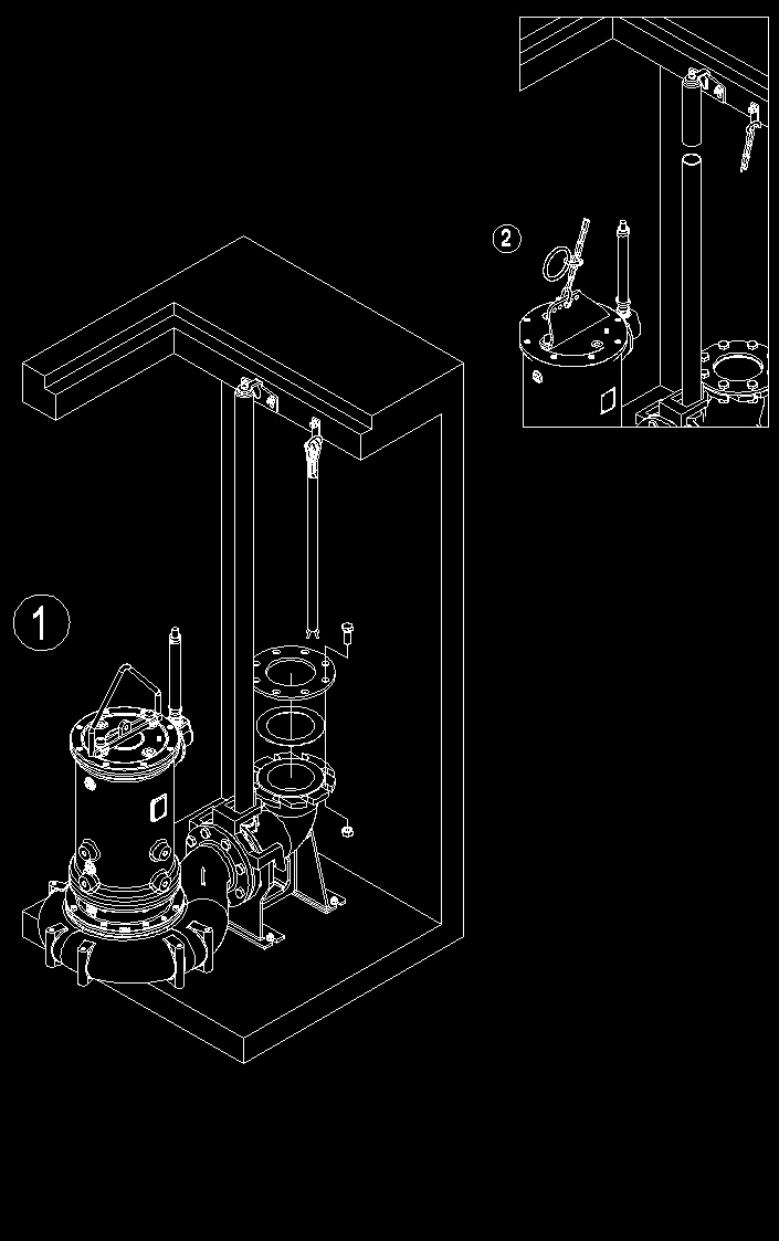 Sewage Pump Cad Drawing at Linda Moore blog