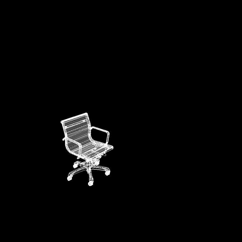 Swivel Chair DWG Block for AutoCAD • Designs CAD