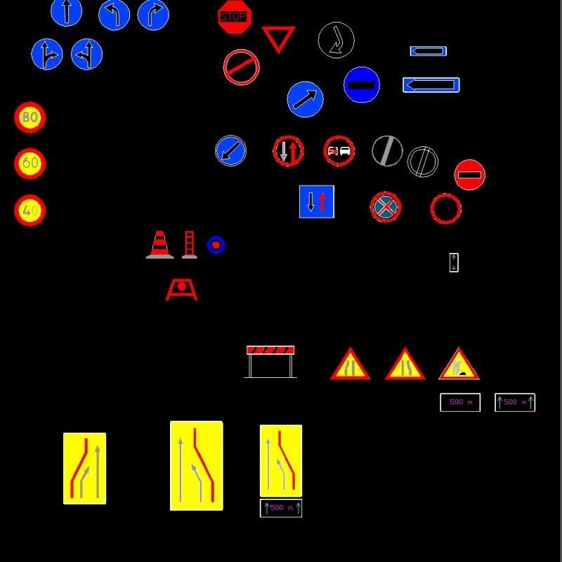 Traffic Signals 2D DWG Block for AutoCAD • Designs CAD