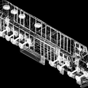 Train Model Cad Design Simple Train 3D DWG Model for AutoCAD | Designs CAD