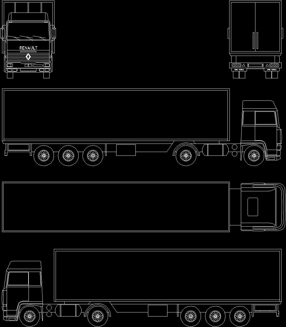 2d Autocad Truck Blocks | Images and Photos finder