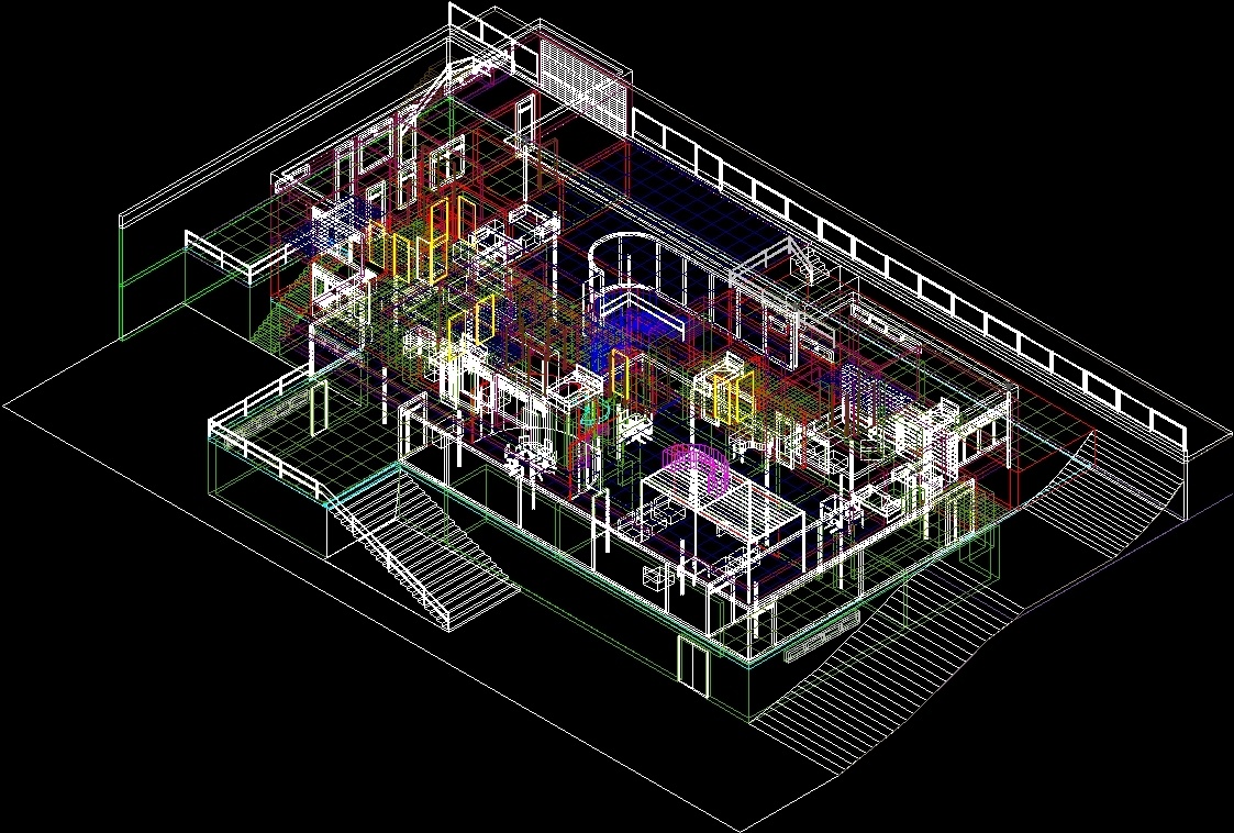 Tugendhat House 3D DWG Model For AutoCAD Designs CAD