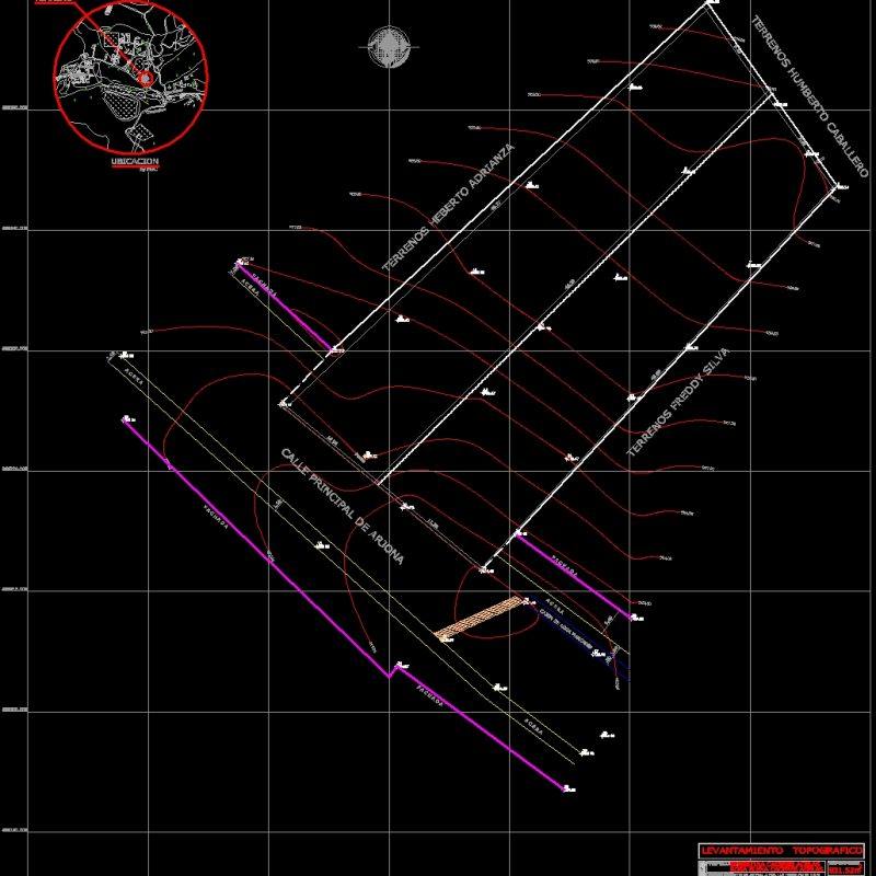 Uprising Two Parcels DWG Detail for AutoCAD • Designs CAD