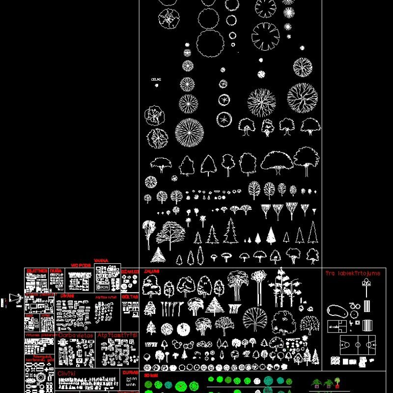 Various Blocks DWG Block for AutoCAD • Designs CAD